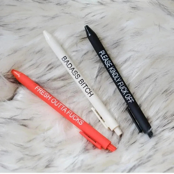 11Pcs Funny Adult Ballpoint Pen Set, Premium Days of The Week Swear Cuss Word - Picture 3 of 6